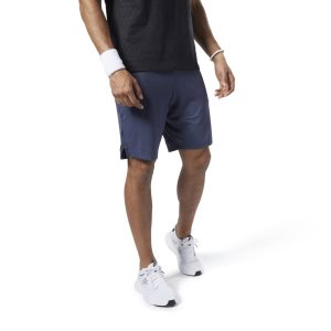 Spodenki Męskie Reebok Workout Ready ACTIVCHILL Granatowe PL 64MKLIJ